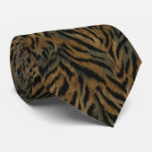 Cute Men Gifts Tiger Print ネクタイ (ロール)