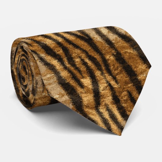 Cute Menswear Ties Tiger Skin ネクタイ (ロール)