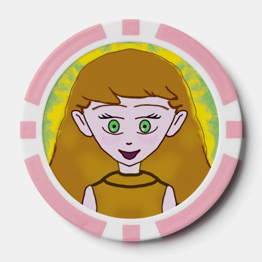 Cute Merry ポーカーチップ (正面)