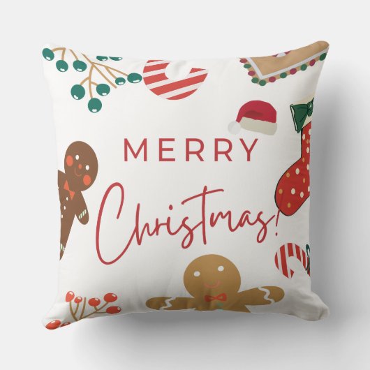 Cute Merry Christmas クッション (裏面)