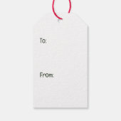 Cute Merry Christmas Cats ギフトタグ (裏面)