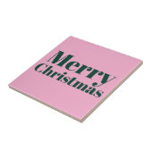 Cute Merry Christmas Ceramic Tile. タイル (側面)