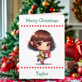 Cute Merry Christmas Child's | Word Search Inside シーズンカード