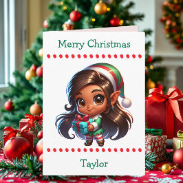 Cute Merry Christmas Child's | Word Search Inside シーズンカード