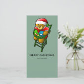 Cute Merry Christmas from Teddy Bear シーズンカード (スタンド正面)