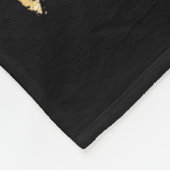 Cute Merry Christmas Golden Retriever Dog Christma フリースブランケット (角)