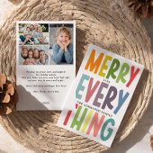 Cute Merry Everything Inclusive 3 photos collage シーズンカード