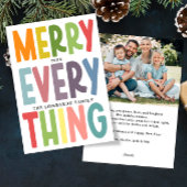 Cute Merry Everything Inclusive Double Side photo シーズンカード