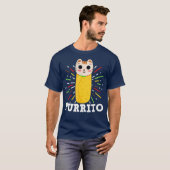 Cute Mexican Food Purrito  Cat and Burrito Lover Tシャツ (正面フル)