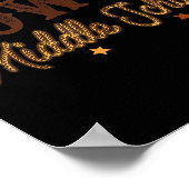 Cute Middle School Teacher Rodeo Western Howdy Mid ポスター (角)