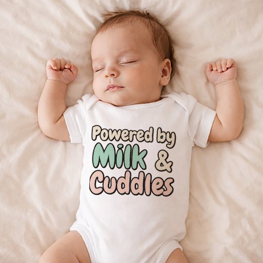 Cute Milk & Cuddles Baby Bodysuit ベビーボディスーツ