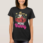 Cute Mini Bunny Easter Bunny Eggs Happy Easter Tシャツ (正面)