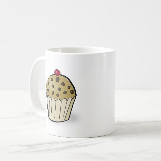 Cute Mini Muffin コーヒーマグカップ (正面左)