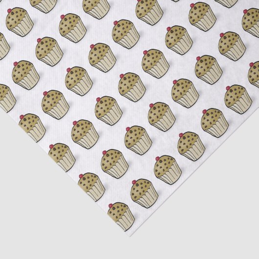 Cute Mini Muffins Pattern 薄葉紙 (詳細)