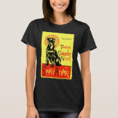 Cute Miniature Schnauzer Dog Mini Schnauzer Tシャツ (正面)