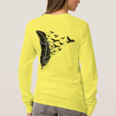 Cute Minimal Graphic Women's T-Shirt Tシャツ (裏面)