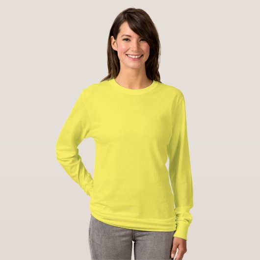 Cute Minimal Graphic Women's T-Shirt Tシャツ (正面フル)