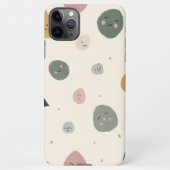 Cute Minimalist Faces Phone Case iPhoneケース (裏面)