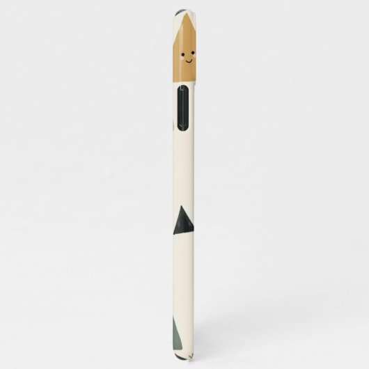 Cute Minimalist Faces Phone Case iPhoneケース (右側)