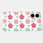 Cute Minimalist Flower Print Case-Mate iPhoneケース (裏面 (横))