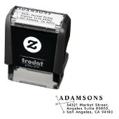 Cute Minimalist Name & Address | Modern Simple セルフインキングスタンプ