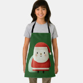 Cute Minimalist Santa Claus エプロン (インサイチュ)