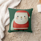 Cute Minimalist Santa Claus クッション (ブランケット)