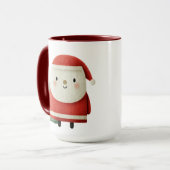 Cute Minimalist Santa Claus マグカップ (正面左)