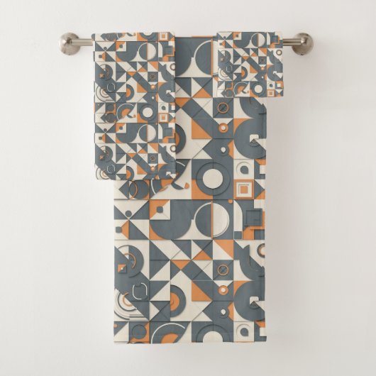 Cute minimalist tiled pattern  バスタオルセット (インサイチュ)