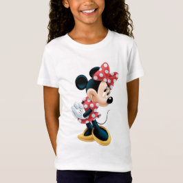 Cute Minnie Mouse Polka Dot Girl’s T-Shirt – Adora Tシャツ