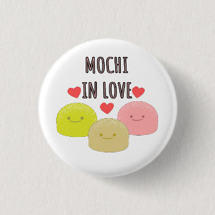 Cute Mochi Cartoon Drawings 缶バッジ