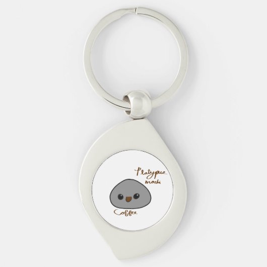 Cute Mochi Funny Animal Mochi Platypus キーホルダー (正面)