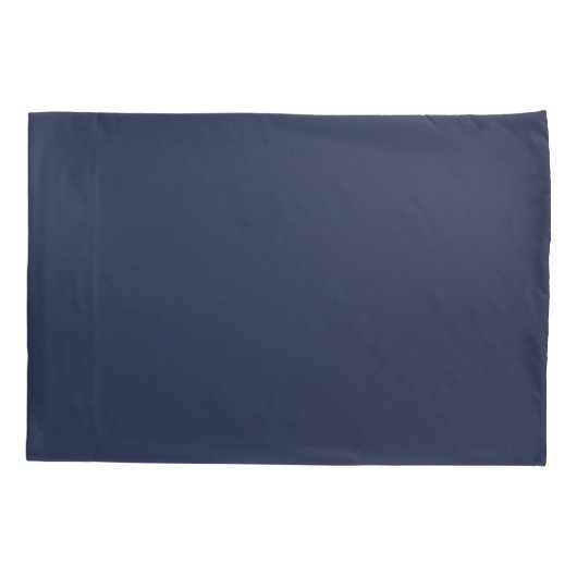 Cute Modern Blue Swan Pattern Pillowcase 枕カバー (裏面)