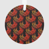 Cute Modern Boho Elegant Abstract Art Pattern #503 オーナメント (裏面)