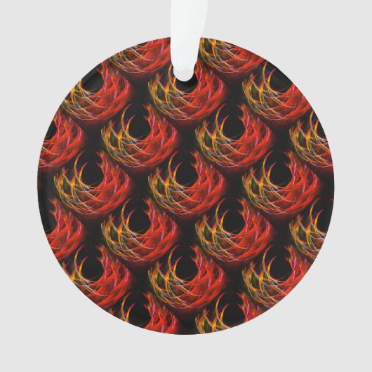 Cute Modern Boho Elegant Abstract Art Pattern #503 オーナメント (正面)