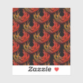 Cute Modern Boho Elegant Abstract Art Pattern #503 シール (シート)