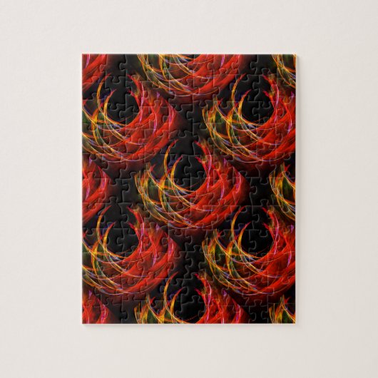 Cute Modern Boho Elegant Abstract Art Pattern #503 ジグソーパズル (縦)