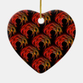 Cute Modern Boho Elegant Abstract Art Pattern #503 セラミックオーナメント (裏面)