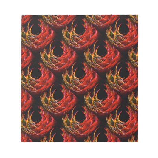 Cute Modern Boho Elegant Abstract Art Pattern #503 ノートパッド (正面)