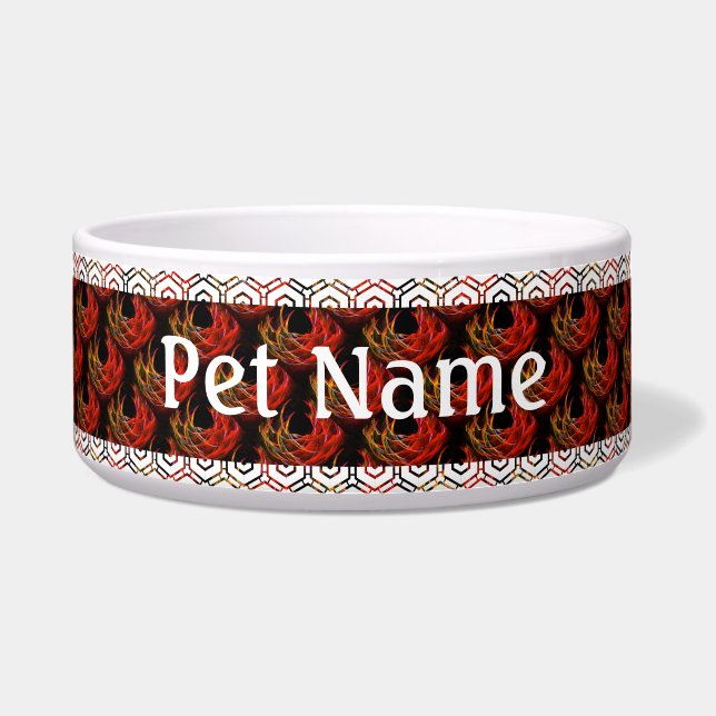 Cute Modern Boho Elegant Abstract Art Pattern #503 ボウル (正面)