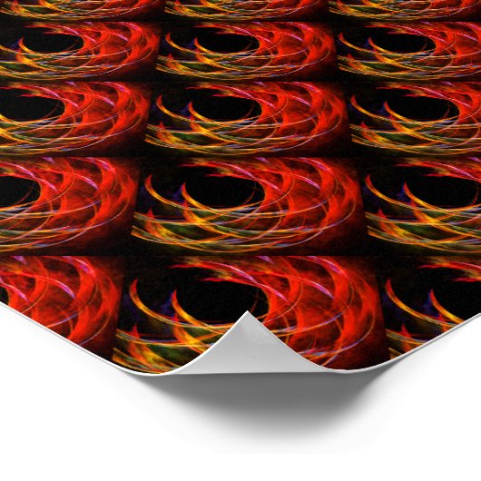 Cute Modern Boho Elegant Abstract Art Pattern #503 ポスター (角)