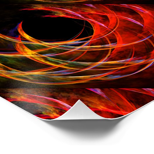 Cute Modern Boho Elegant Abstract Art Pattern #503 ポスター (コーナー)