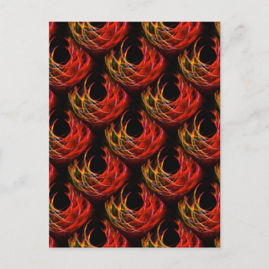 Cute Modern Boho Elegant Abstract Art Pattern #503 ポストカード (正面)