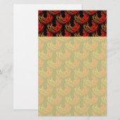 Cute Modern Boho Elegant Abstract Art Pattern #503 便箋 (正面/裏面)