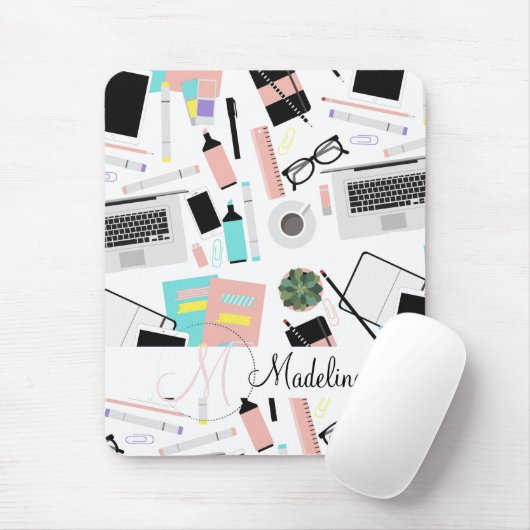 Cute Modern Custom Desktop Pattern Mouse Pad マウスパッド (マウス)