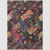 Cute Modern Floral Fun Boho Design Decoupage 薄葉紙 (正面)