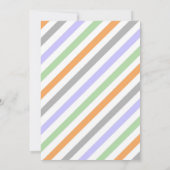 Cute Modern Halloween Birthday Costume Party 招待状 (裏面)