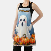 Cute Modern Halloween Spooky Collection エプロン (インサイチュ)