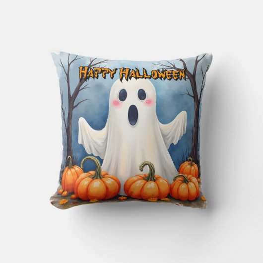 Cute Modern Halloween Spooky Collection クッション (正面)