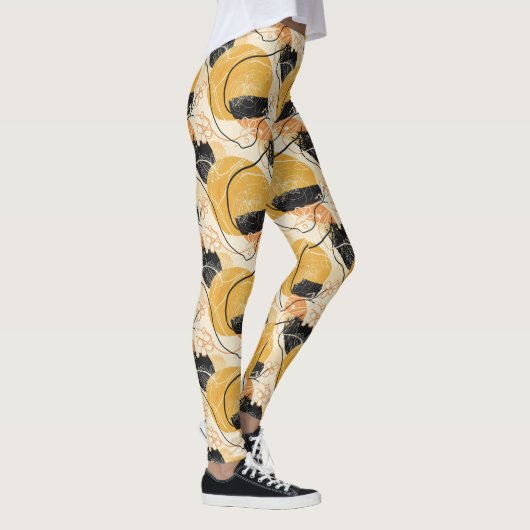 Cute Modern tiled pattern レギンス (右)
